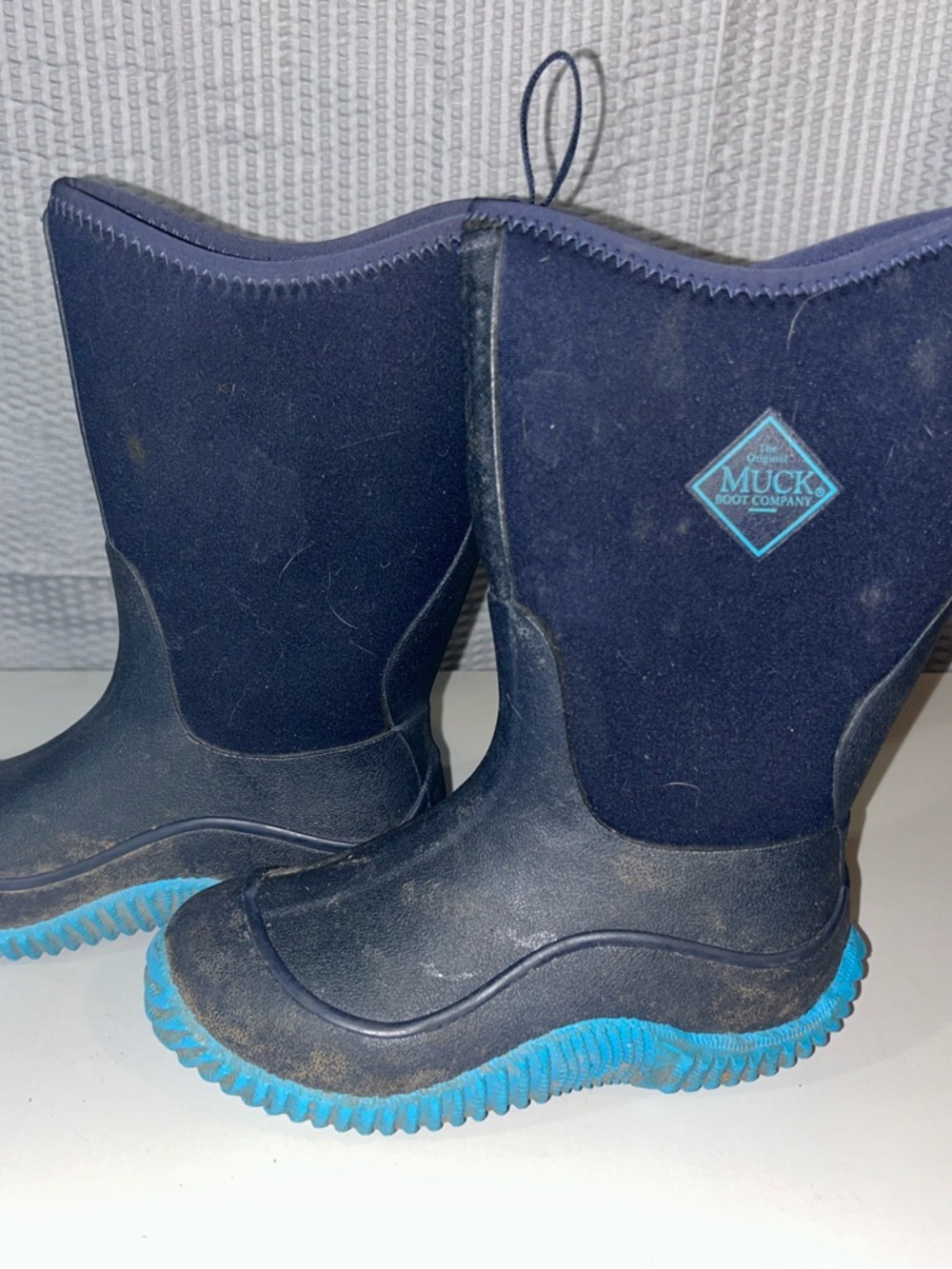 Kids' Navy Blue Muck Boots size 12